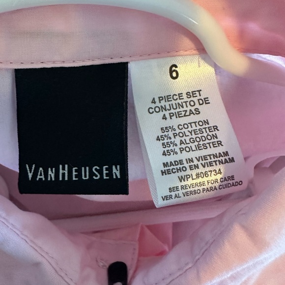 Boys Van Heusen 4 Piece Pants / Vest / Shirt / Clip-on Tie – Size 6 - Picture 7 of 8